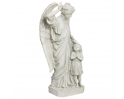 Toscano - Guardian Angel Child Prayer Garden Statue