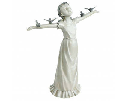 Toscano Basking in God Glory Little Girl Statue - Large