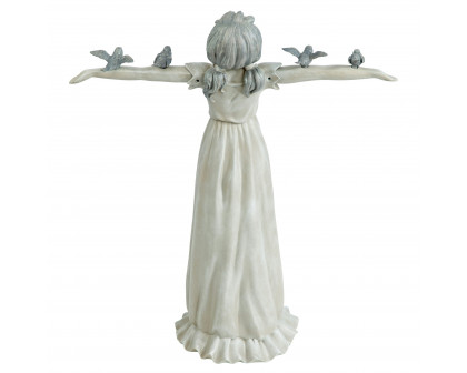 Toscano Basking in God Glory Little Girl Statue - Large