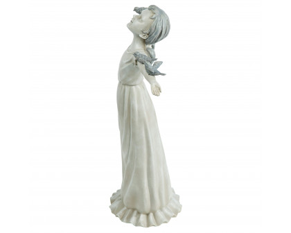 Toscano Basking in God Glory Little Girl Statue - Large