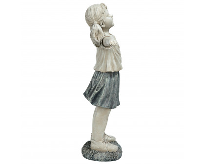 Toscano - Hope the Optimistic Gardener Child Statue