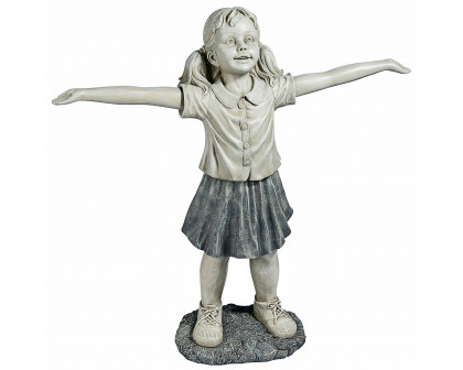 Toscano - Hope the Optimistic Gardener Child Statue