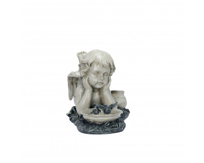 Toscano - Summertime Reflections Cherub Garden Statue