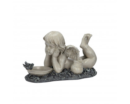 Toscano - Summertime Reflections Cherub Garden Statue