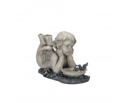 Toscano - Summertime Reflections Cherub Garden Statue