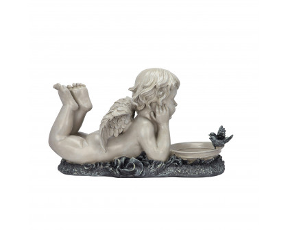 Toscano - Summertime Reflections Cherub Garden Statue