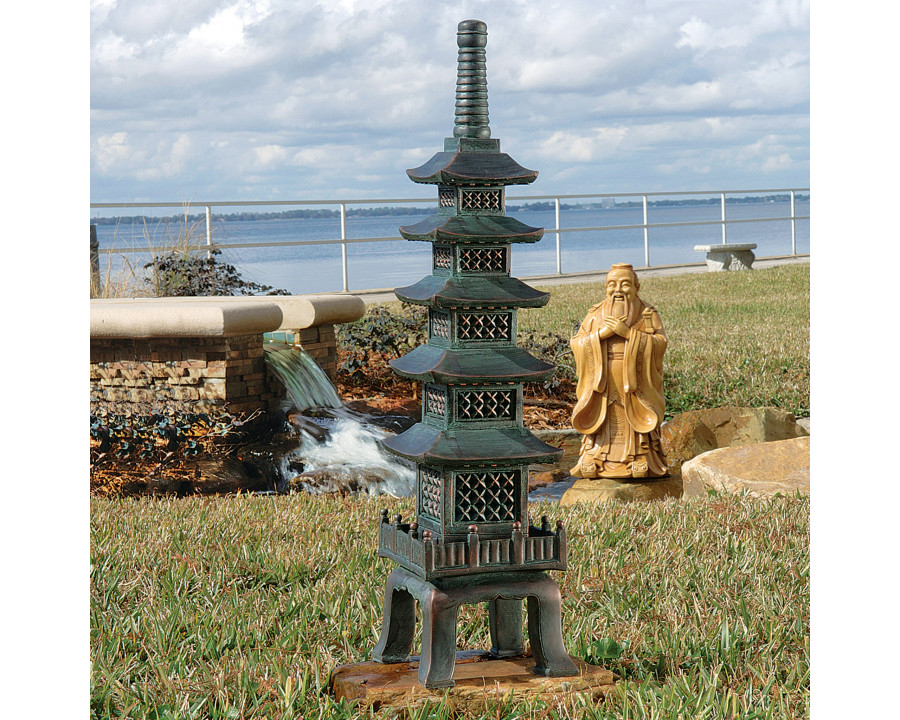 Toscano - The Nara Temple Asian Garden Pagoda Statue