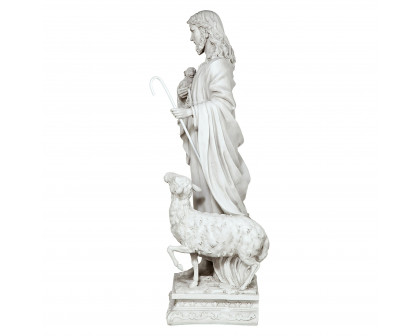 Toscano Jesus the Good Shepherd Garden Statue - Grande