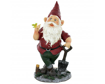 Toscano - Birdy and Spader the Garden Gnome Statue