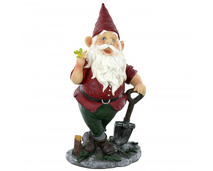 Toscano - Birdy and Spader the Garden Gnome Statue