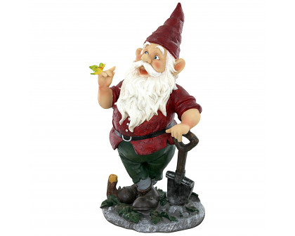 Toscano - Birdy and Spader the Garden Gnome Statue