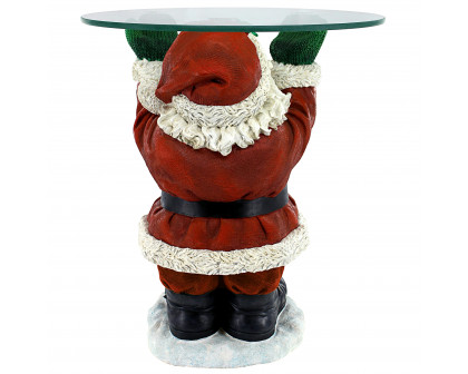 Toscano - Santa Claus Sculptural Holiday Table in Designer Resin