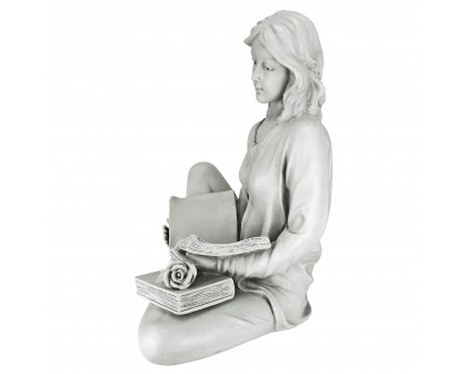 Toscano - Reflection Reader Garden Girl Statue