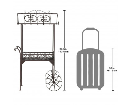 Toscano - Jardin a la Francaise Flower Pushcart