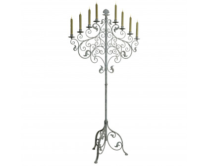 Toscano - Castle Vecchio Renaissance-Style Floor Candelabra