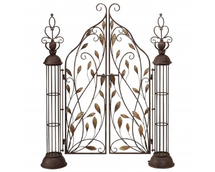 Toscano - The Princess Entryway Garden Gate in Bronze, Iron