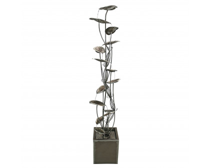 Toscano - Wandering Leaf Cascading Tower Fountain