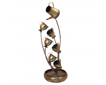 Toscano - Garden Tea Party Cascading Sculptural Fountain