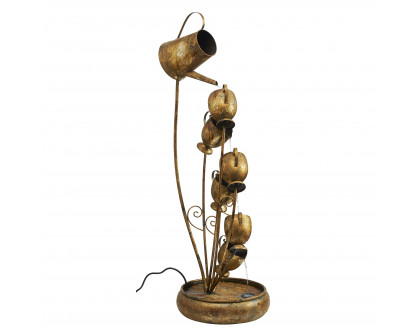 Toscano - Garden Tea Party Cascading Sculptural Fountain