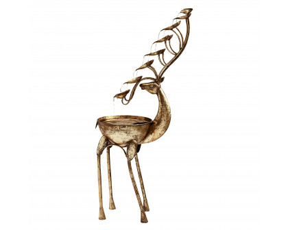 Toscano - Deer Antler Falls Cascading Sculptural Fountain