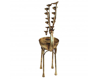 Toscano - Deer Antler Falls Cascading Sculptural Fountain