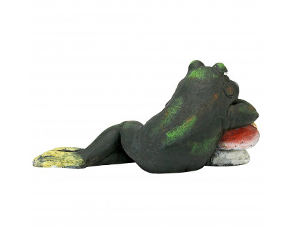 Toscano - Bert the Flirtatious Frog Garden Toad Statue