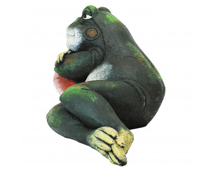 Toscano - Bert the Flirtatious Frog Garden Toad Statue