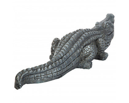 Toscano - Chomper the Swamp Beast Garden Gator Statue