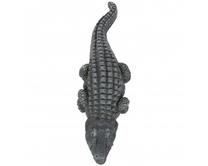 Toscano - Chomper the Swamp Beast Garden Gator Statue