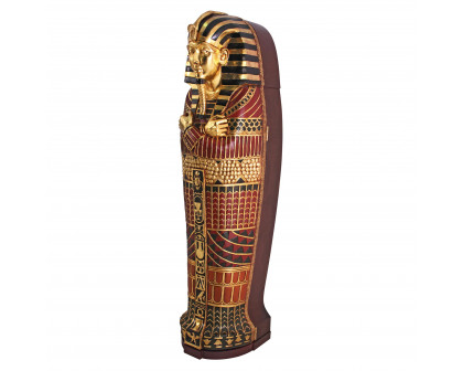 Toscano - King Tutankhamen Life-Size Sarcophagus Cabinet