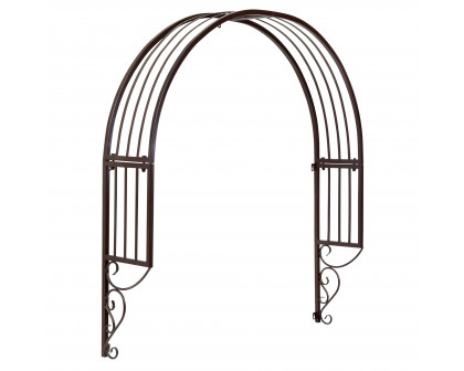 Toscano - Thornbury Ornamental Garden Window Trellis in Metal