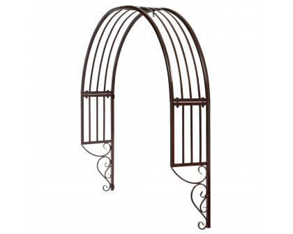 Toscano - Thornbury Ornamental Garden Window Trellis in Metal