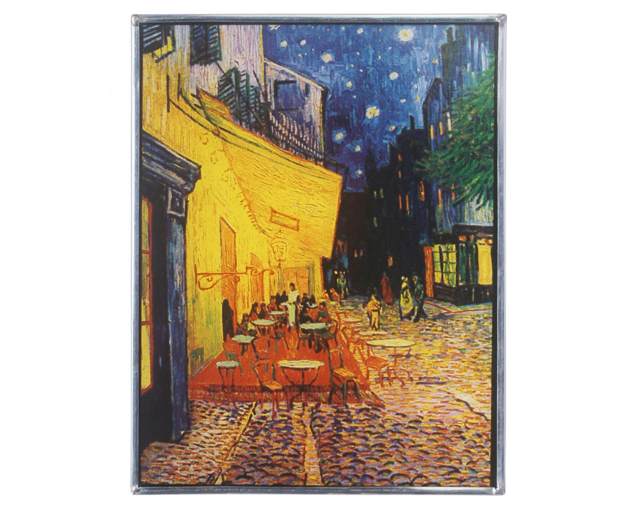 Toscano - Cafe Terrace at Night 1888 Art Glass