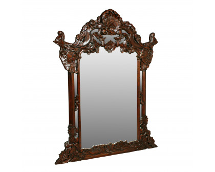 Toscano - Hapsburg Console Mirror in Walnut, Mahogany