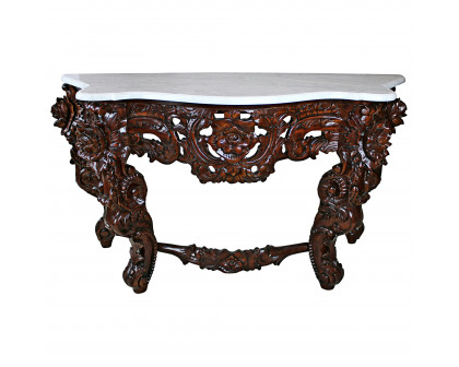 Toscano - Hapsburg Console Table in Walnut, Mahogany