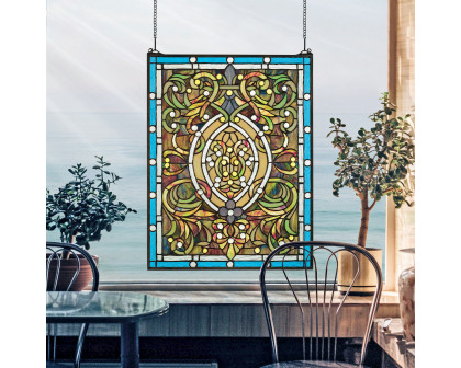 Toscano - Beguiled Tiffany-Style Stained Glass Window