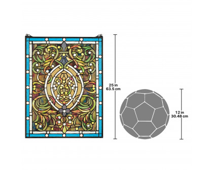 Toscano - Beguiled Tiffany-Style Stained Glass Window