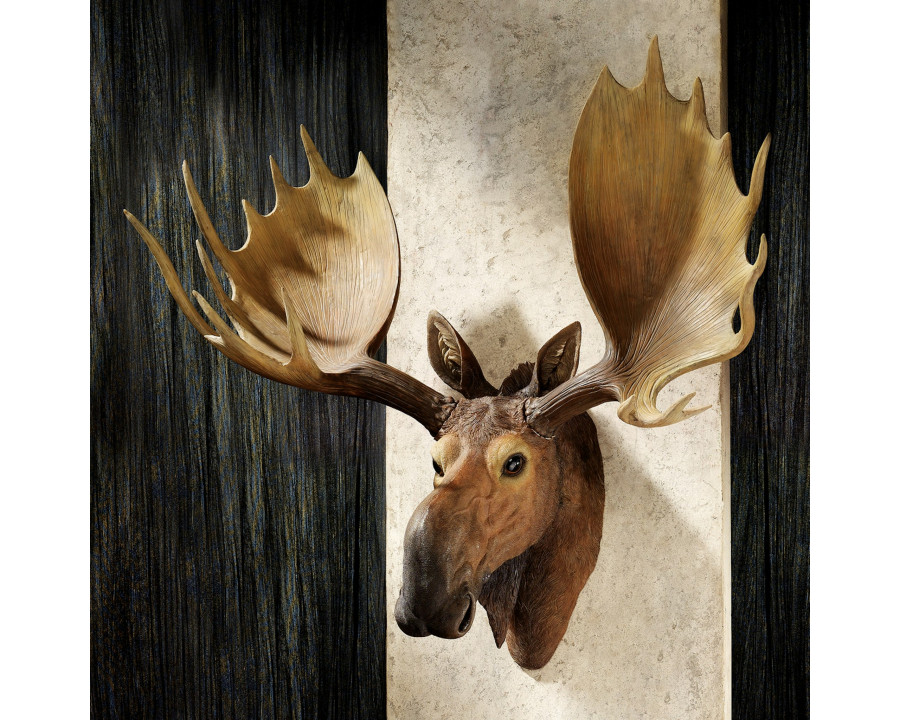 Toscano - Alaskan Moose Trophy Wall Sculpture