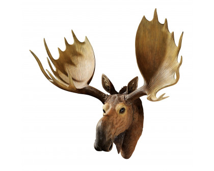 Toscano - Alaskan Moose Trophy Wall Sculpture