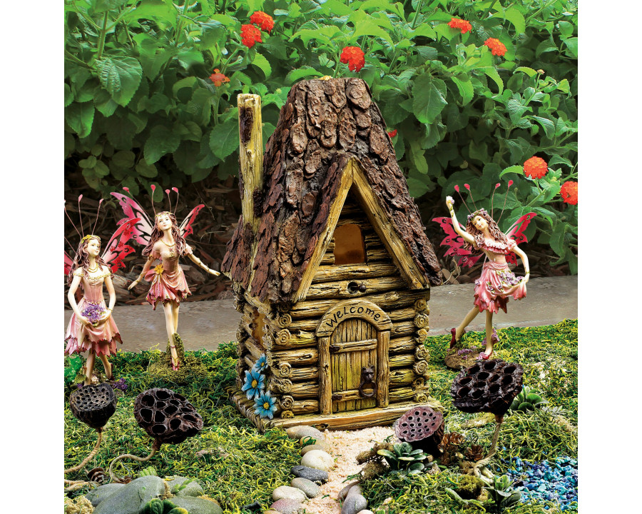 Toscano - Woodland Fairy Garden House Statue