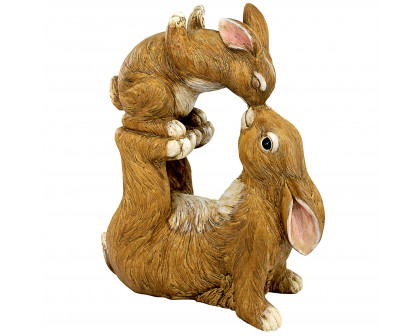 Toscano - Balancing Bunny Love Garden Rabbit Statue