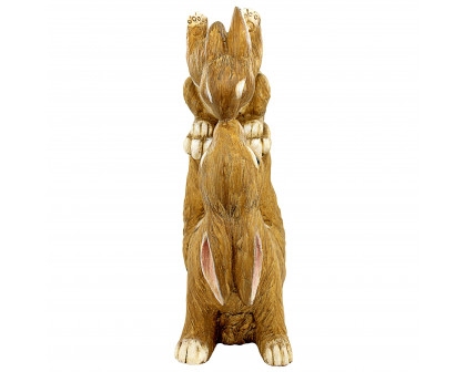 Toscano - Balancing Bunny Love Garden Rabbit Statue