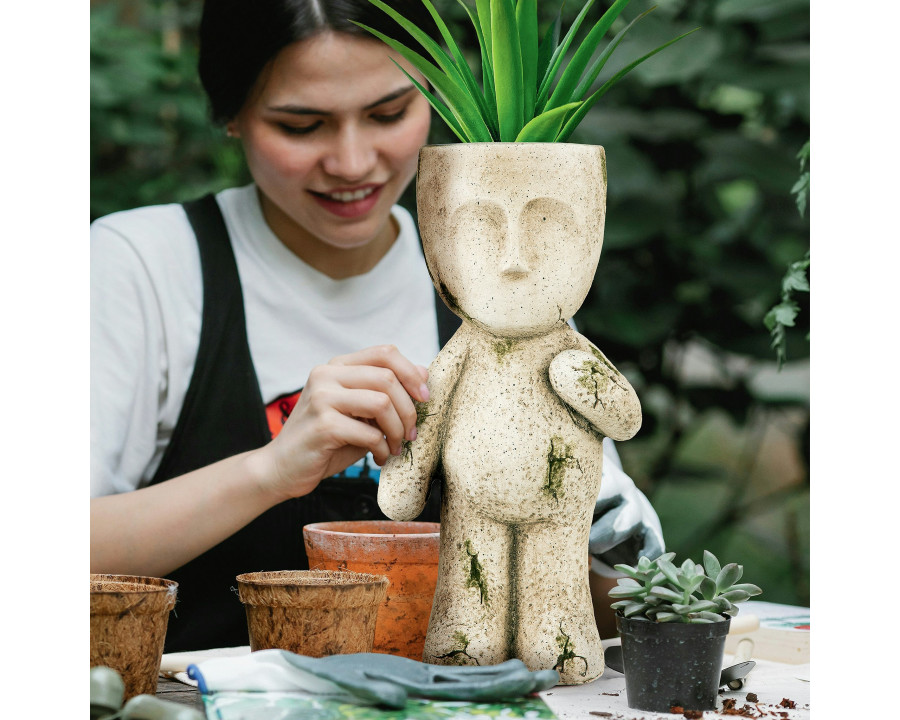 Toscano - The Pot Head Sculptural Garden Planter