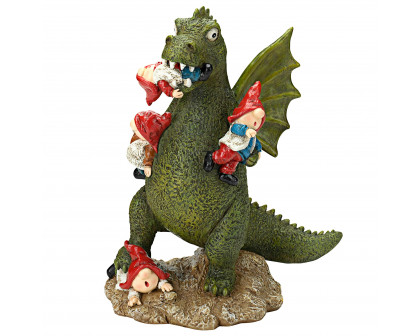 Toscano - Dragon Gonna Get Ya Garden Gnome Apocalypse Statue