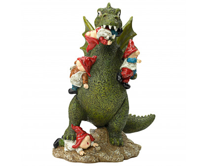 Toscano - Dragon Gonna Get Ya Garden Gnome Apocalypse Statue