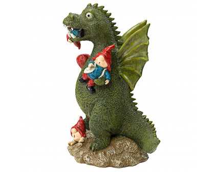 Toscano - Dragon Gonna Get Ya Garden Gnome Apocalypse Statue