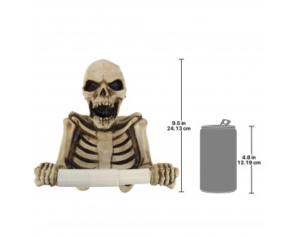 Toscano - Bone Dry Skeleton Bathroom Toilet Paper Holder