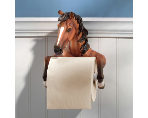 Toscano - Steady Stallion Bathroom Toilet Paper Holder