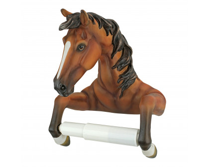 Toscano - Steady Stallion Bathroom Toilet Paper Holder