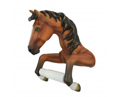 Toscano - Steady Stallion Bathroom Toilet Paper Holder